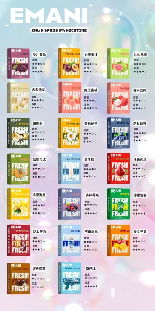 微信图片_20250528143329.jpg 【EMANI依馬尼煙彈】❤️🔥3顆裝🔥一代通用 獨特台灣本土口味 ✨冬瓜冷露 😍 必點產品